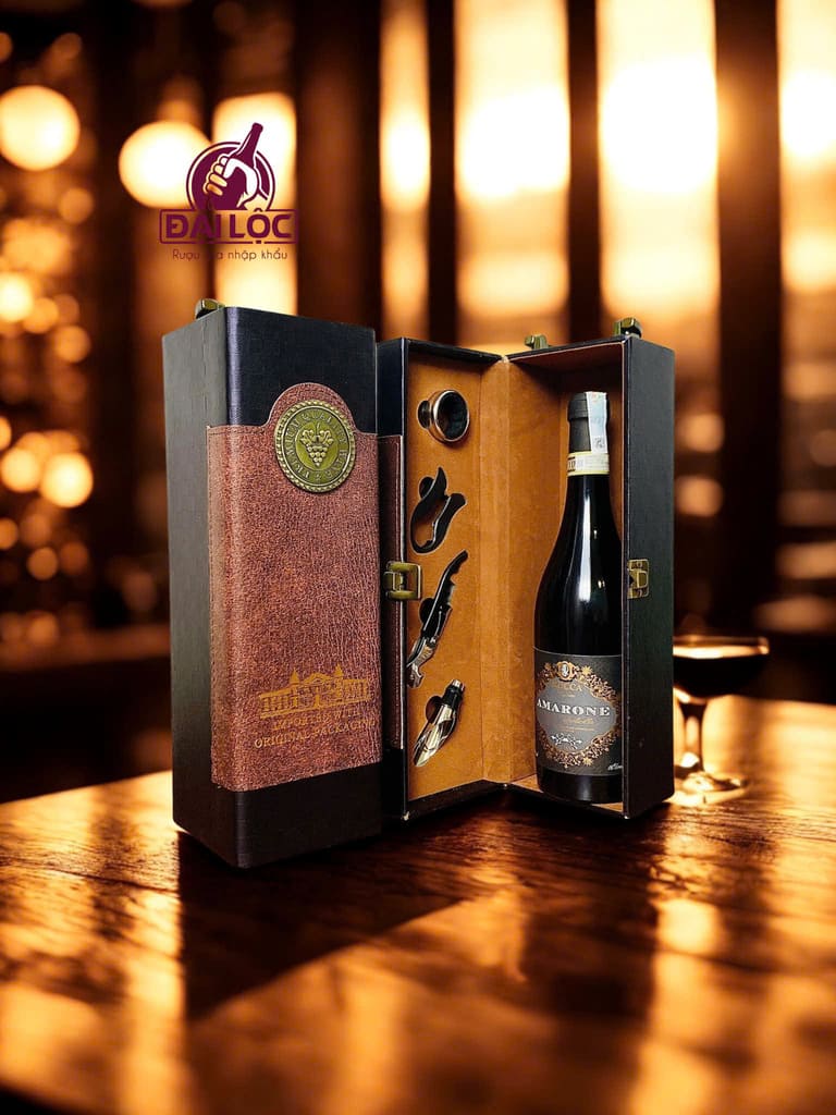 Chai vang Rocca Amarone della Valpolicella với nồng độ 16%