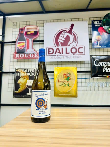 Rượu Vang Trắng Vigneti Romio Pinot Grigio 12% 750ml Rượu vang trắng Ý Vigneti Romio Pinot Grigio 12% chính hãng tại Shop Đại Lộc (39 Hoa Cúc, TPHCM)