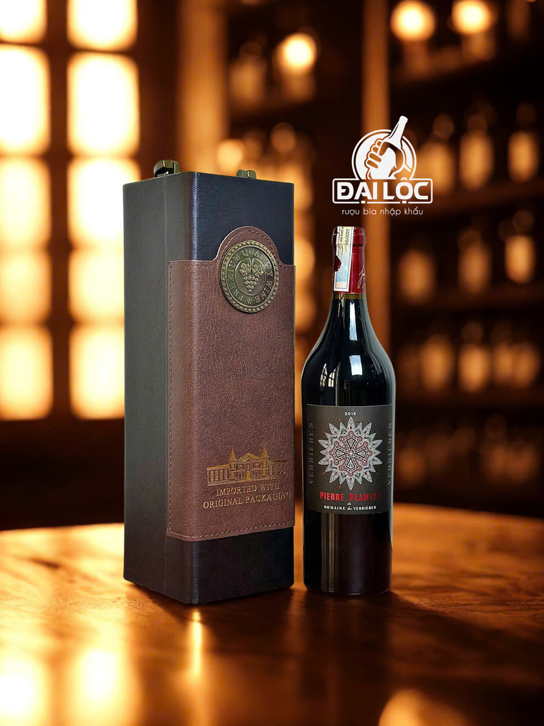 Vang Domaine les Verrières Pierres Plantées 2018 15%: Đỉnh Cao Vang Đỏ Mạnh Mẽ Từ Languedoc