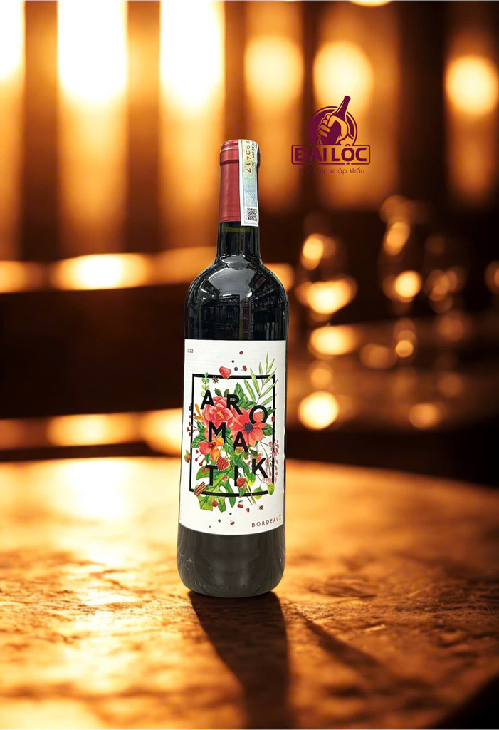 Rượu Vang Pháp Aromatik Bordeaux 2023 13,5% - Chai 750ml