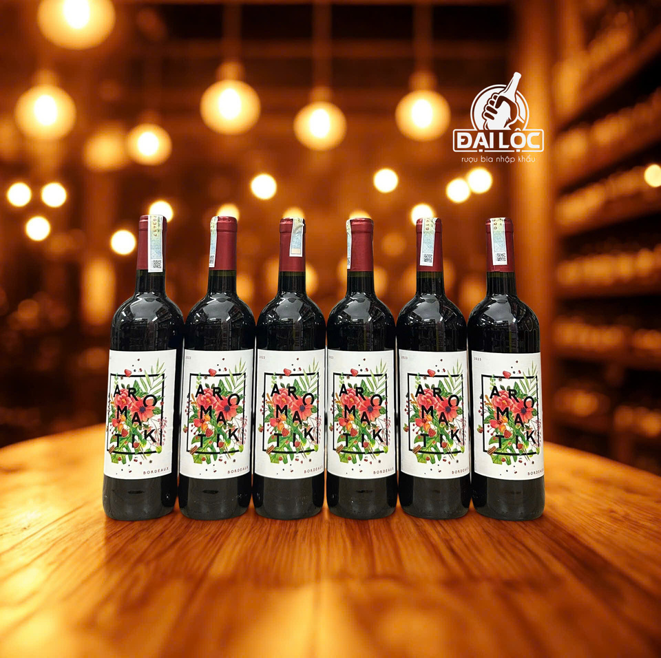 Rượu Vang Pháp Aromatik Bordeaux 2023 13,5% - Chai 750ml