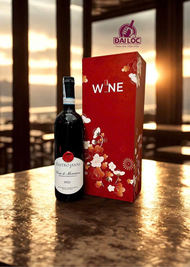Rượu vang Mastrojanni Rosso di Montalcino 2022 14% Ý - Chai 750ml