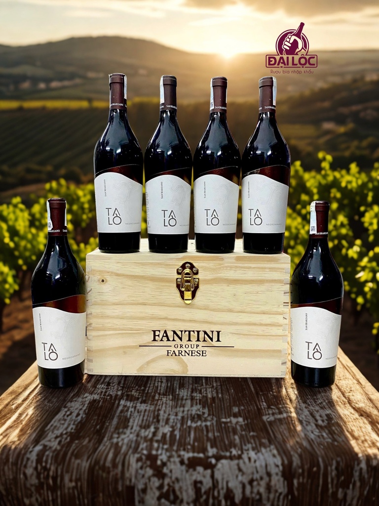 Rượu vang Talò Negroamaro 2023 13,5%: Vũ Điệu Quyến Rũ Của Vang Đỏ Miền Nam Ý