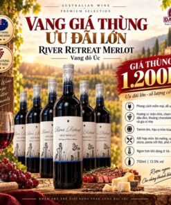 Rượu vang Úc River Retreat Merlot 2023 13,5%