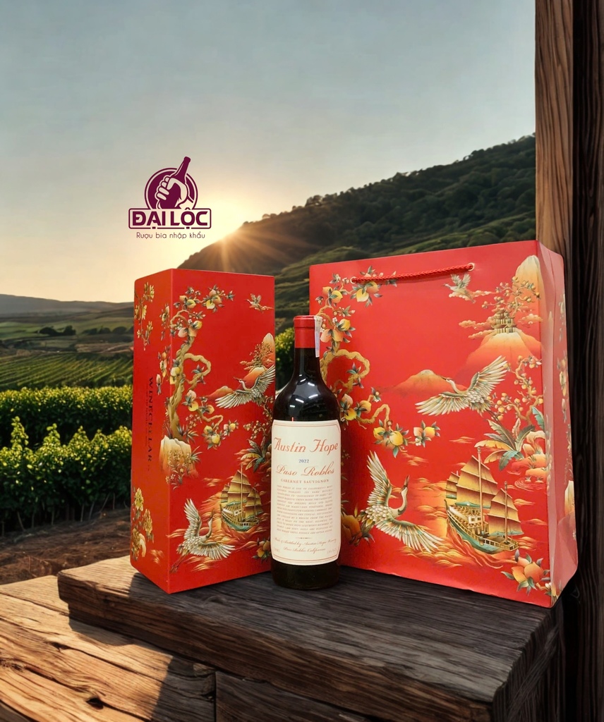 Rượu Vang Mỹ Austin Hope Paso Robles 2022 15%: Đỉnh Cao Cabernet Sauvignon Thế Hệ Mới