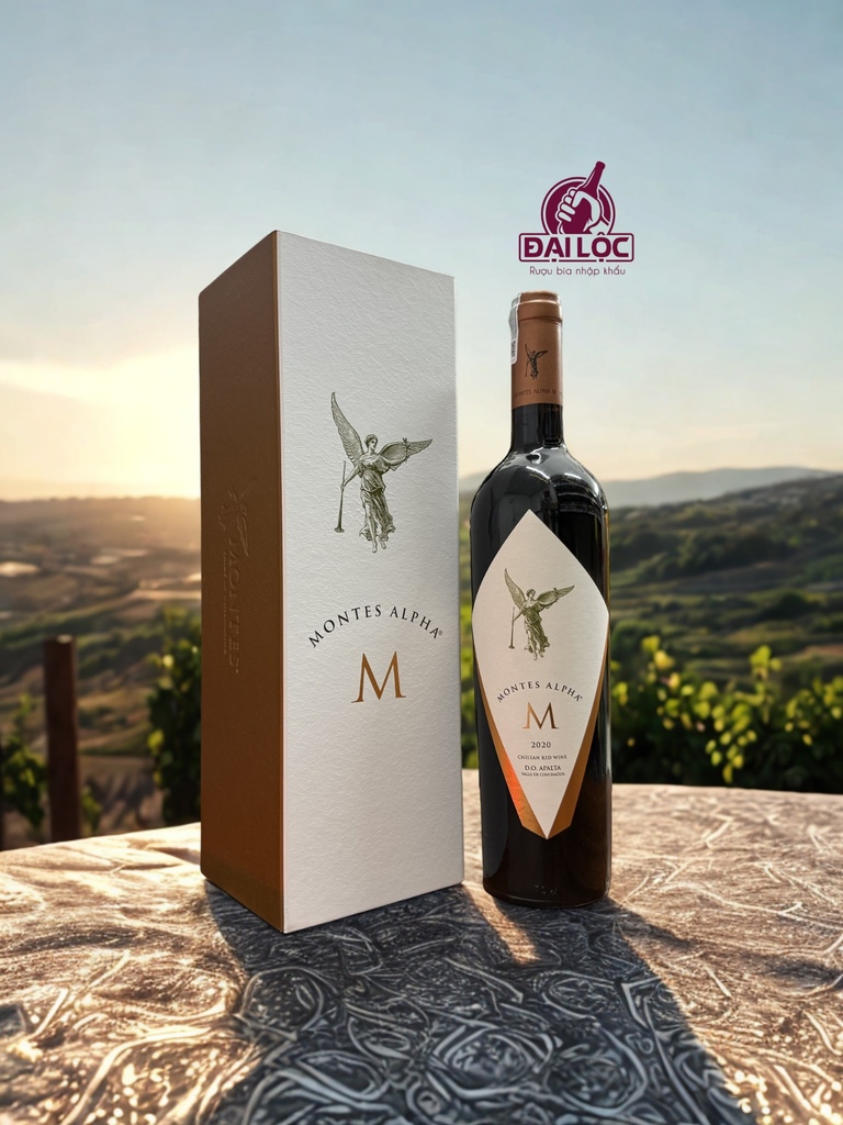 Rượu Vang Đỏ Montes Alpha M 14,5% 2020 - Chai 750ml