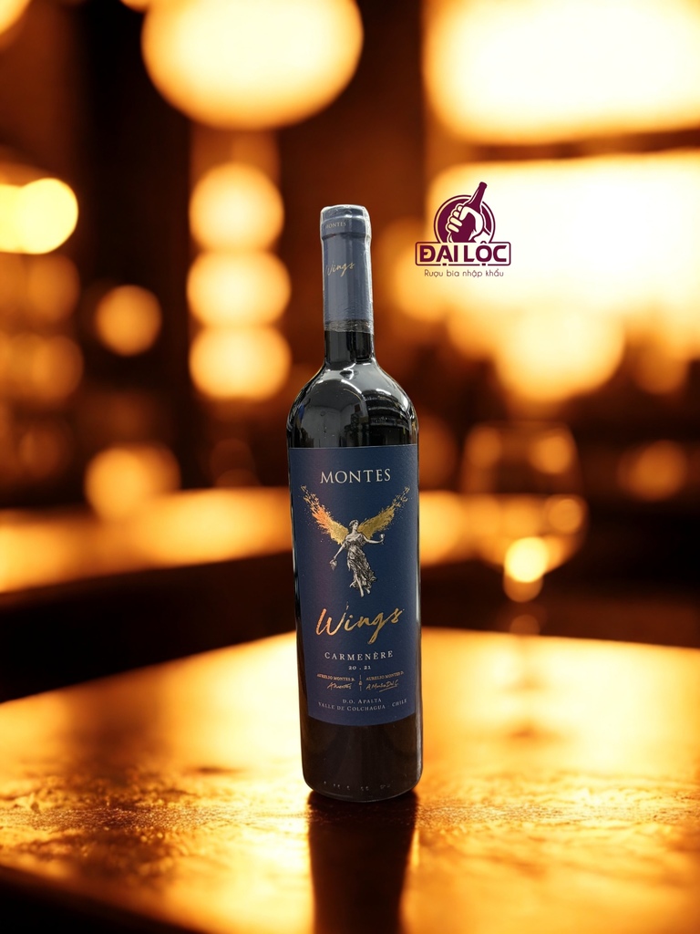 Rượu Vang Chile Montes Wings 14,5% 2021 - Chai 750ml