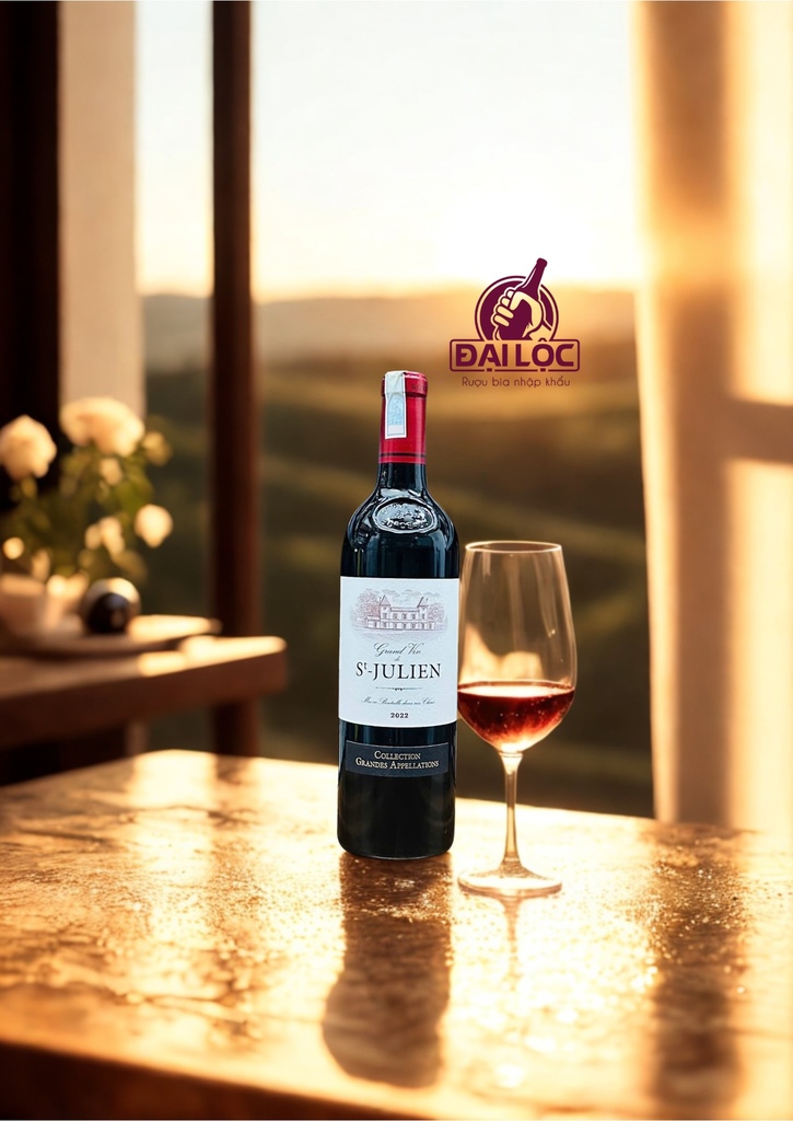 Rượu Vang Pháp Grand Vin de St Julien 14% 2022 - Chai 750ml