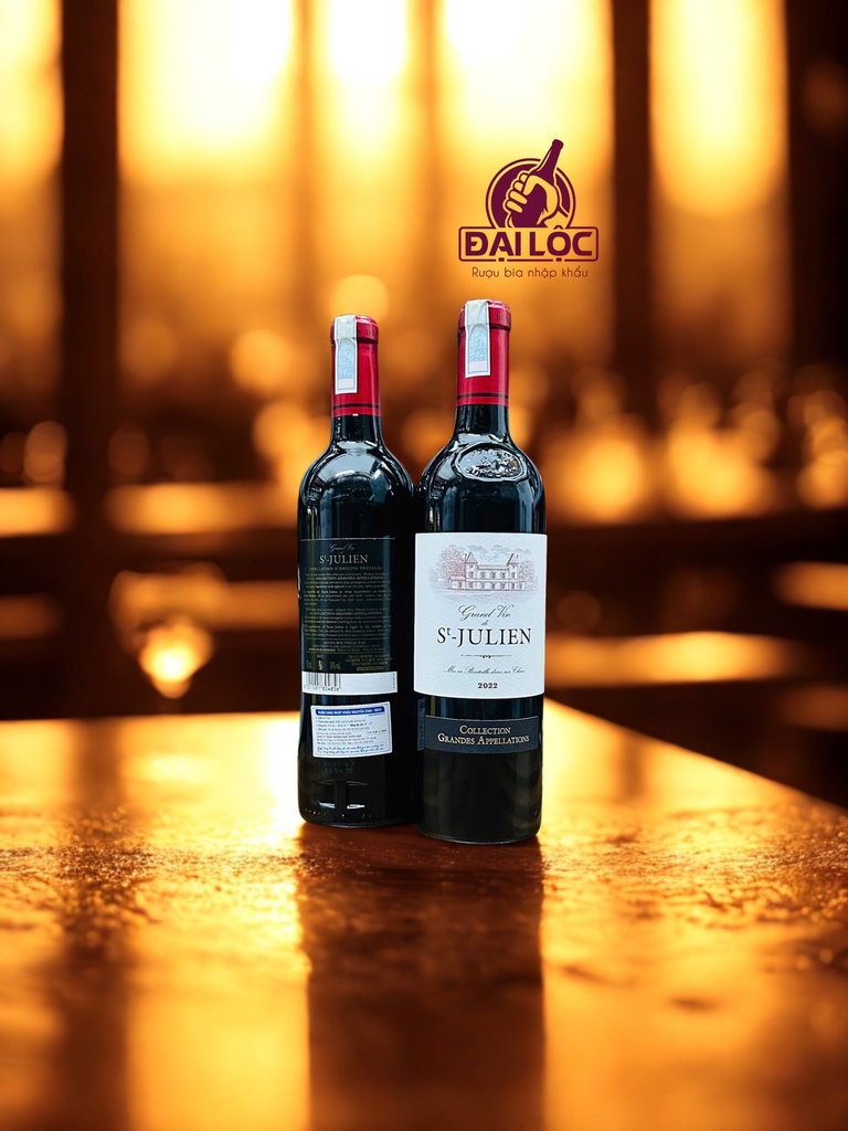 Rượu Vang Pháp Grand Vin de St Julien 14%