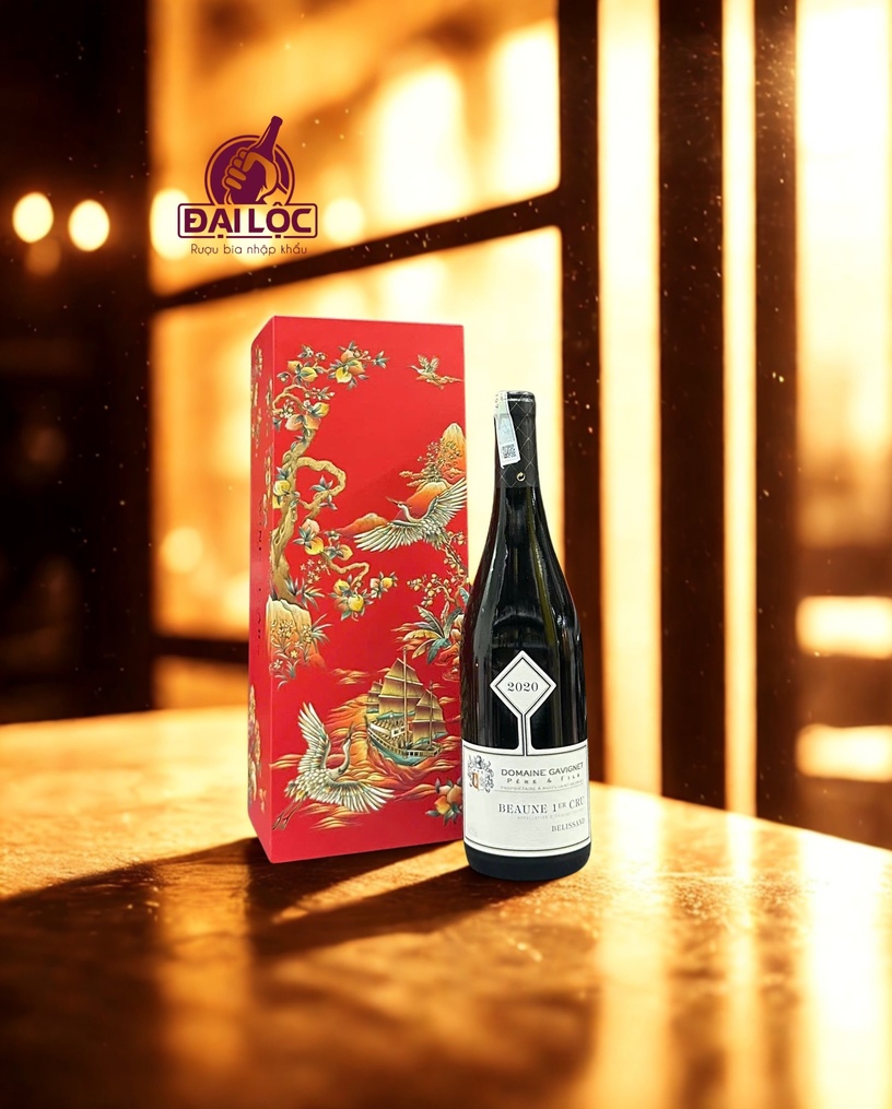 Rượu Vang Pháp Beaune 1er Cru Les Belissands Domaine Gavignet 13,5% 2022