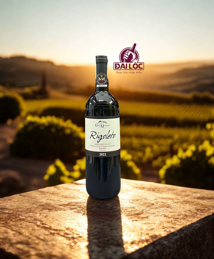 Rượu Vang Ý ColleMassari Rigoleto Montecucco Rosso Toscana 14% 2022