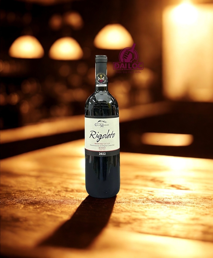 Rượu Vang Ý ColleMassari Rigoleto Montecucco Rosso Toscana 14% 2022