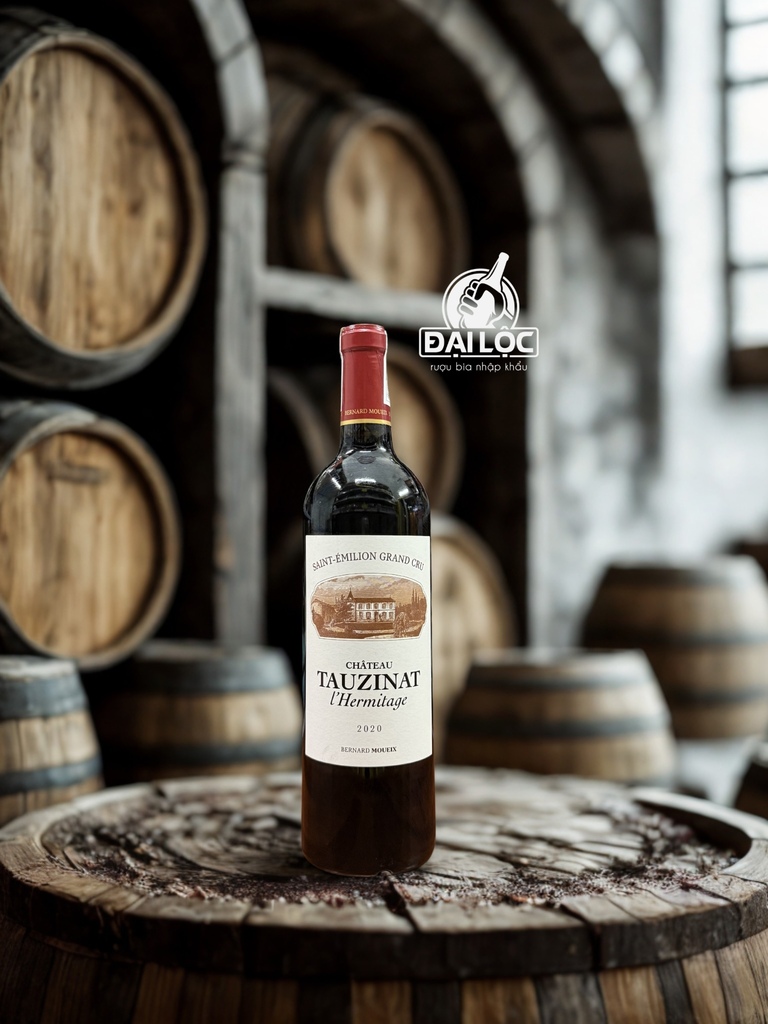 rượu vang Pháp Château Tauzinat l'Hermitage Saint-Émilion Grand Cru 2020 14.5%