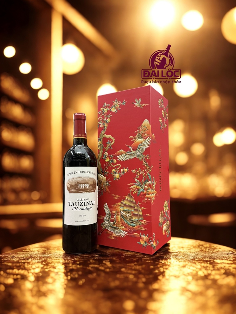 Vang Pháp Château Tauzinat l'Hermitage Saint-Émilion Grand Cru 2020 14,5%