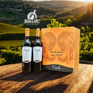 Rượu Vang Ý Cielo Merlot 2023 12,5% - Chai 750ml
