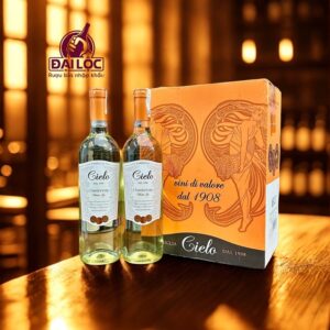 Rượu Vang Trắng Ý Cielo Chardonnay 2024 12% - Chai 750ml