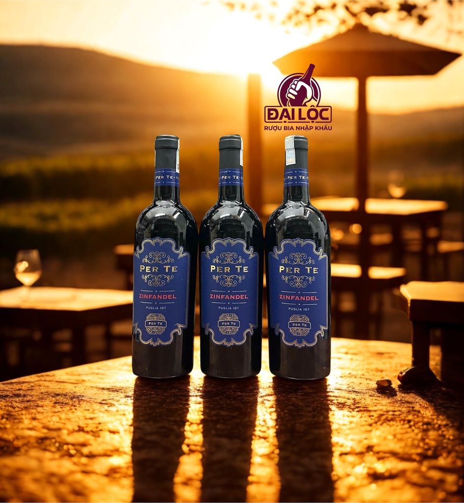 Rượu Vang Đỏ Perte Zinfandel Puglia IGT 15% 2022 - Chai 750ml