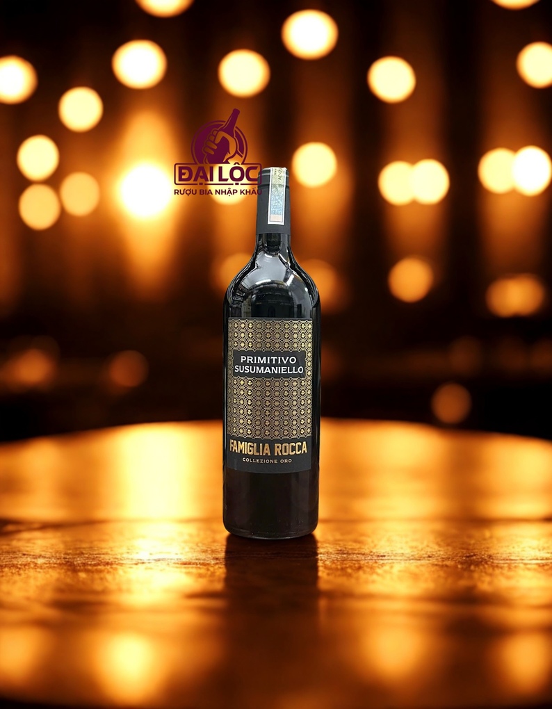 Rượu Vang Ý Famiglia Rocca Primitivo Susumaniello 14,5% 2022