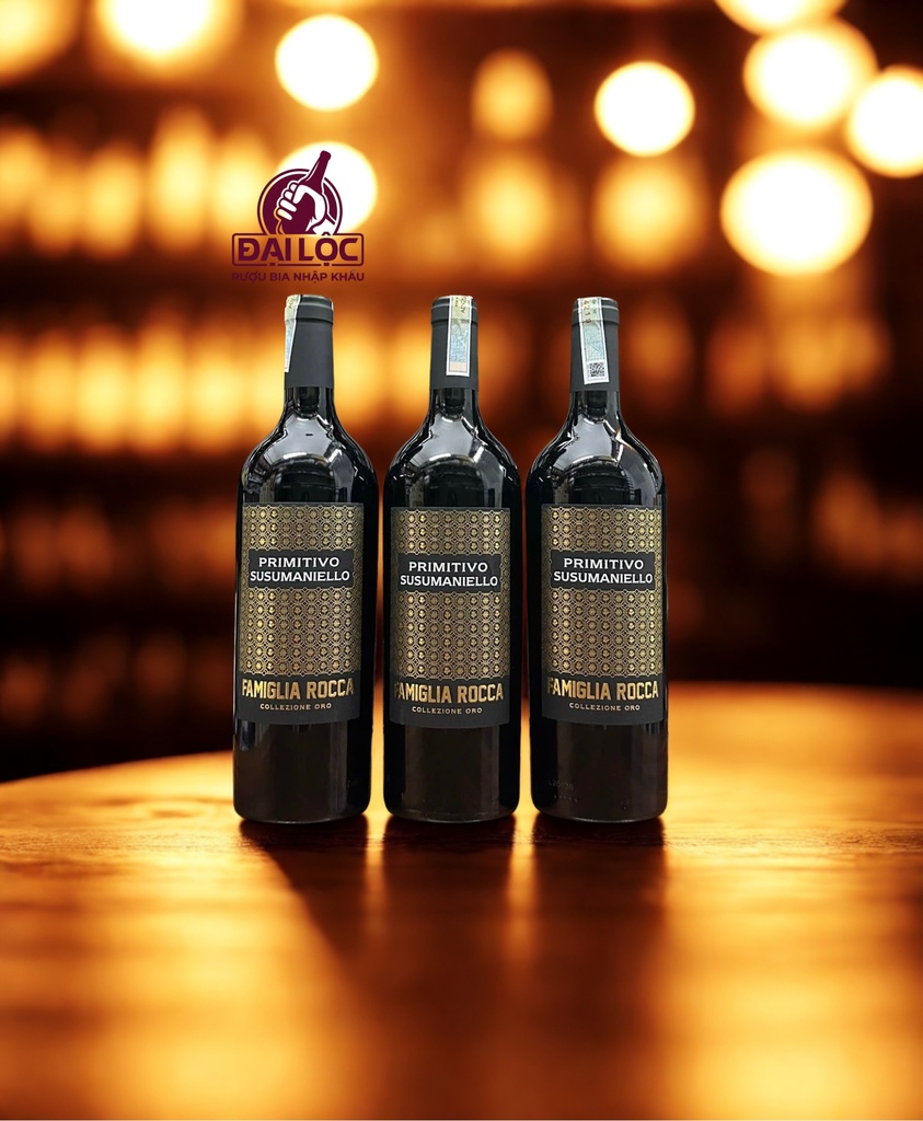 Rượu Vang Ý Famiglia Rocca Primitivo Susumaniello 14,5% 2022