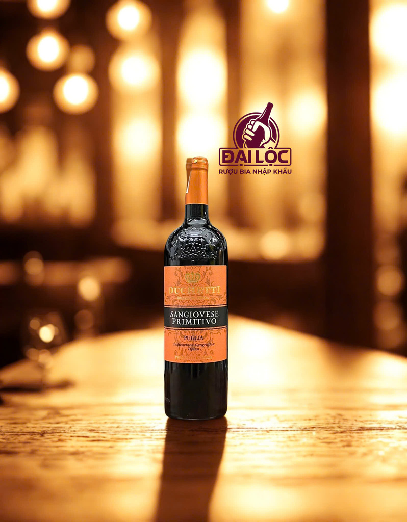 Rượu Vang Ý Duchetti Sangiovese Primitivo 13,5% 2024