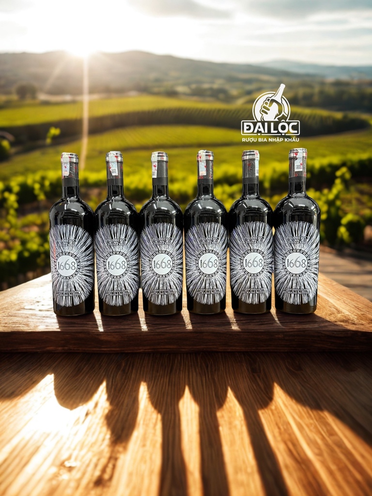 Rượu Vang Ý 1668 Primitivo di Manduria DOP 15% 2016