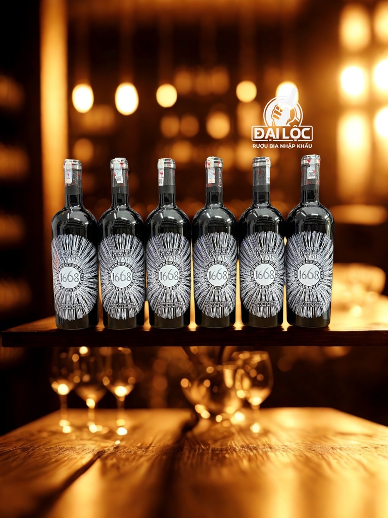 Rượu Vang Ý 1668 Primitivo di Manduria DOP 15% 2016