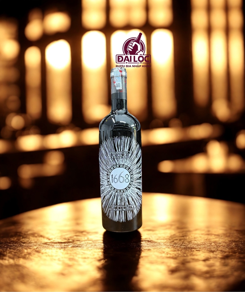 Rượu Vang Ý 1668 Primitivo di Manduria DOP 15% 2016